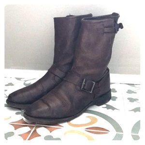 Vintage Shoe Co. Soft brown leather boots